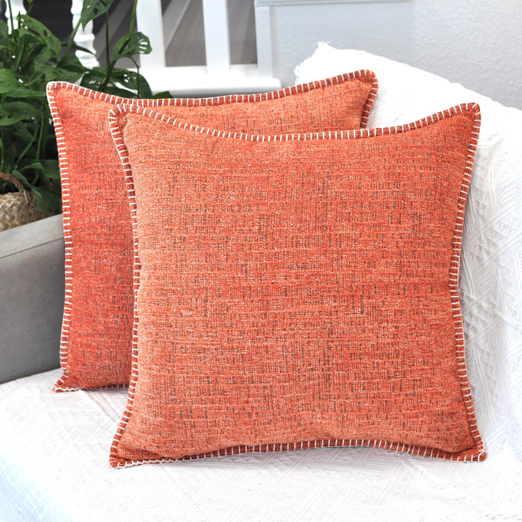 Textured best sale couch pillows